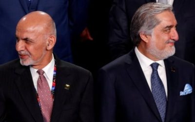 غنی و عبدالله به حیث رئیس جمهور افغانستان سوگند یاد کردند