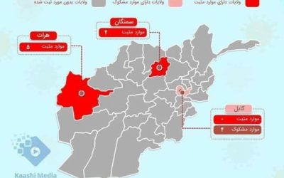ثبت هفت مورد مثبت ویروس کرونا در افغانستان