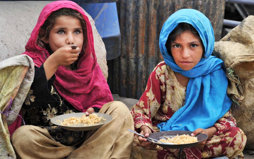 کودکان افغانستان در خطر گرسنگی و مرگ
