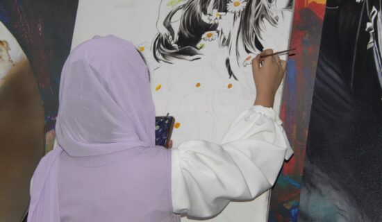 Girls left out of education; Due to the reduction of mental and emotional pressures, we turned to artistic works